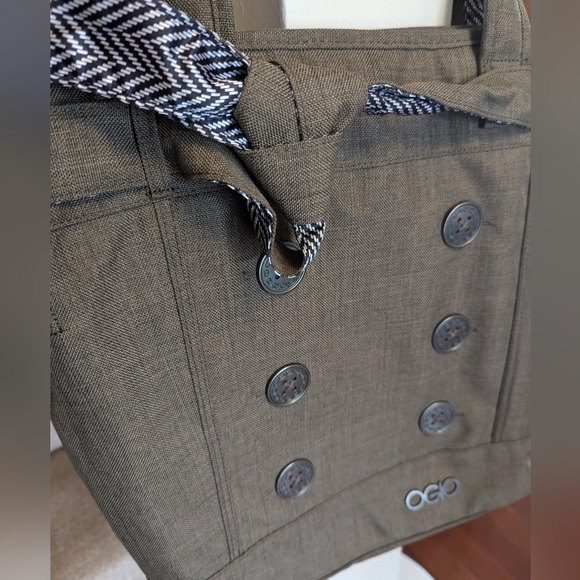 OGIO Dark Khaki Taupe Shoulder Laptop Bag - Picture 7 of 8